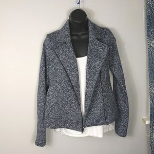 Banana Republic Asymmetrical zip cardigan jacket